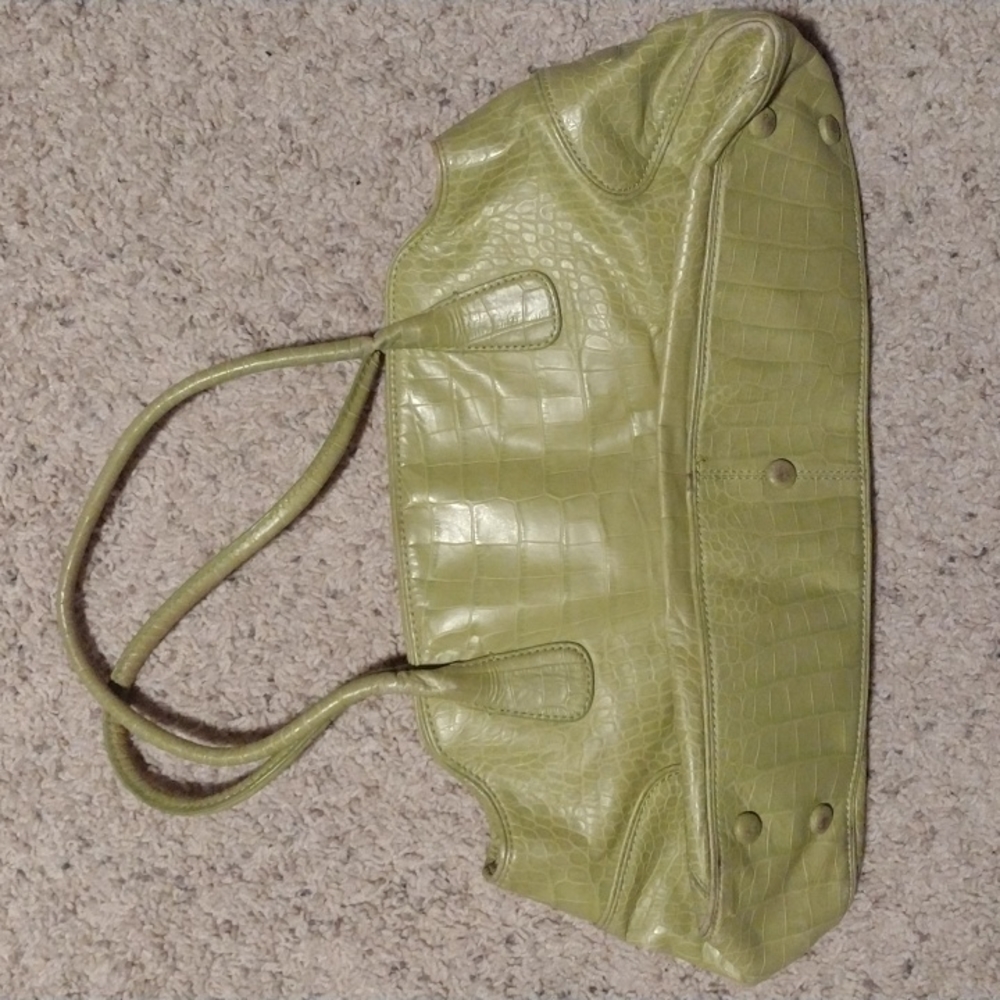 Green Cole Haan Purse 16"x8"